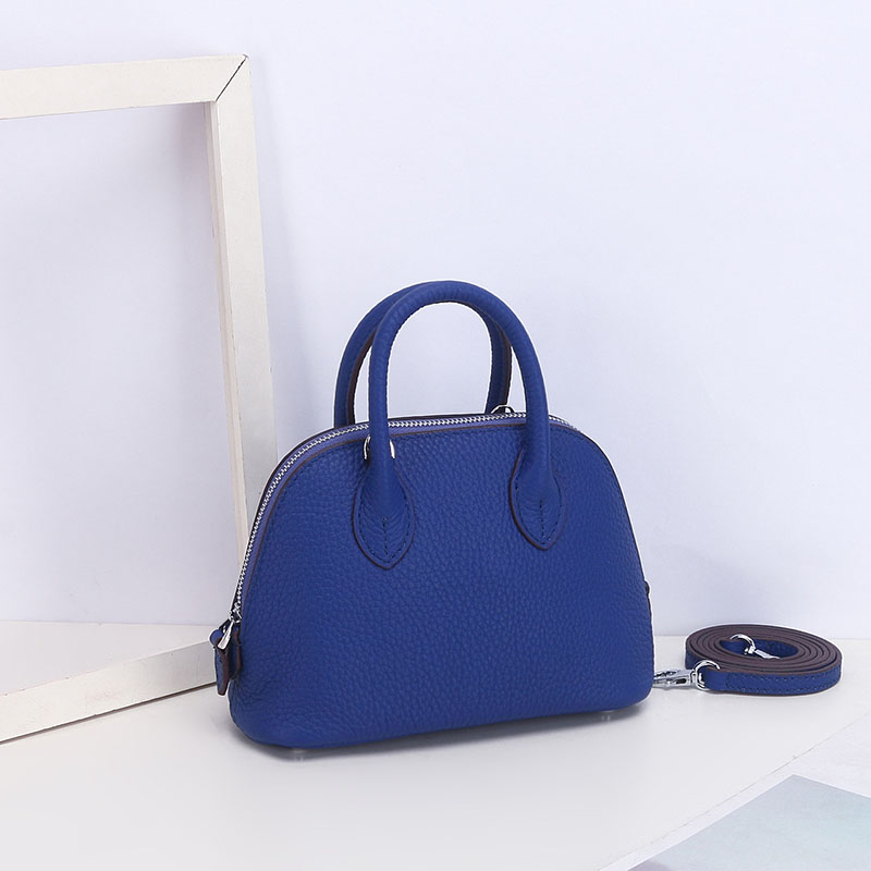 Women’s Genuine Leather Zipper Shell-Shaped Handbag image 8