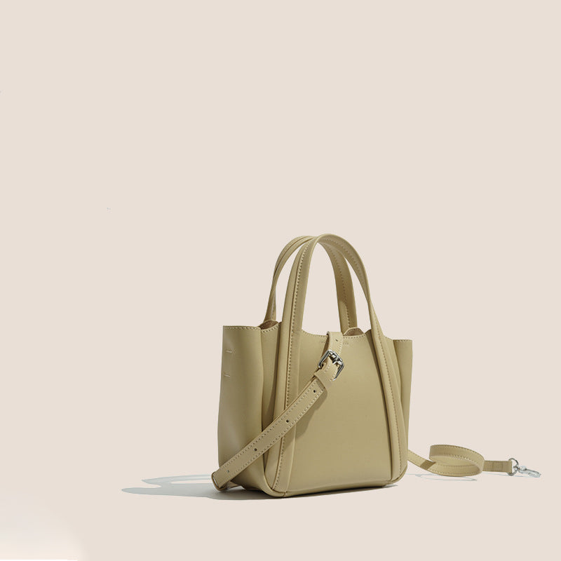 Women’s Mini Minimalist Genuine Leather Crossbody Tote Bag image 4