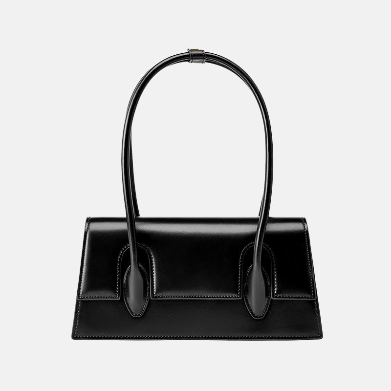 Women’s Minimalism Flap Baguette Bags in Genuine Leather image 7