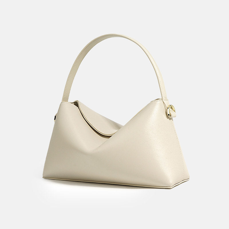 Women’s Minimalist Genuine Leather Dumpling-Shaped Handbag image 7