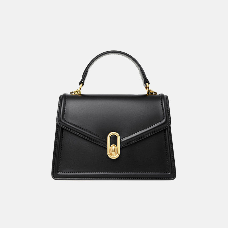 Women’s Minimalist Genuine Leather Magnetic Closure Crossbody Shoulder Top Handle Bags image 9