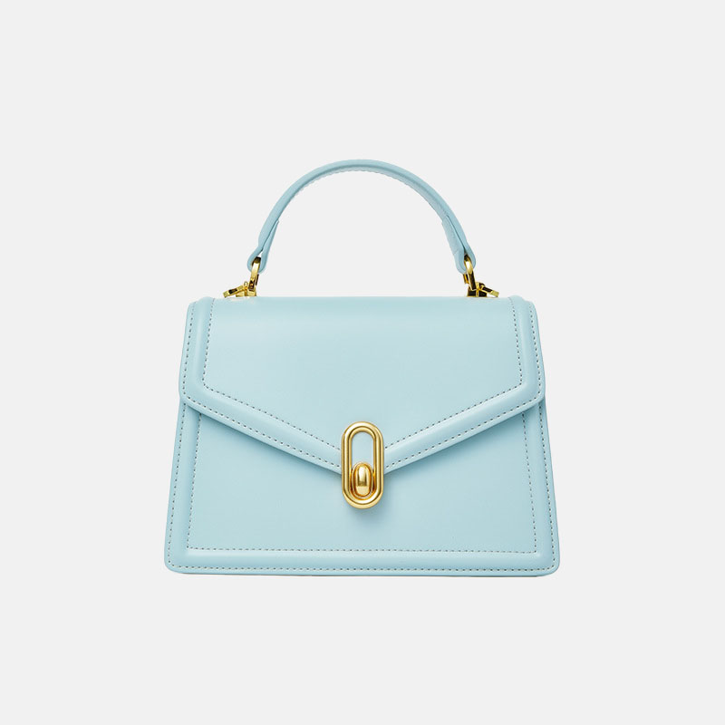 Women’s Minimalist Genuine Leather Magnetic Closure Crossbody Shoulder Top Handle Bags image 3