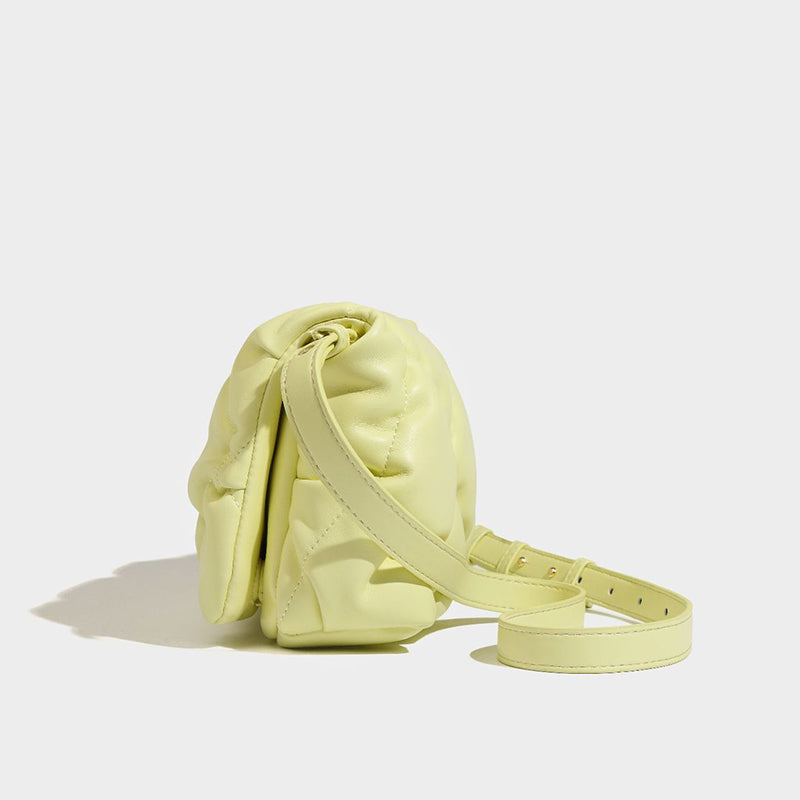 Women’s Quilted Pineapple Chains Shoulder Bags in Vegan Leather image 3