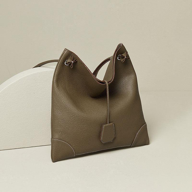 Women’s Shoulder Tote Bag In Genuine Leather image 3