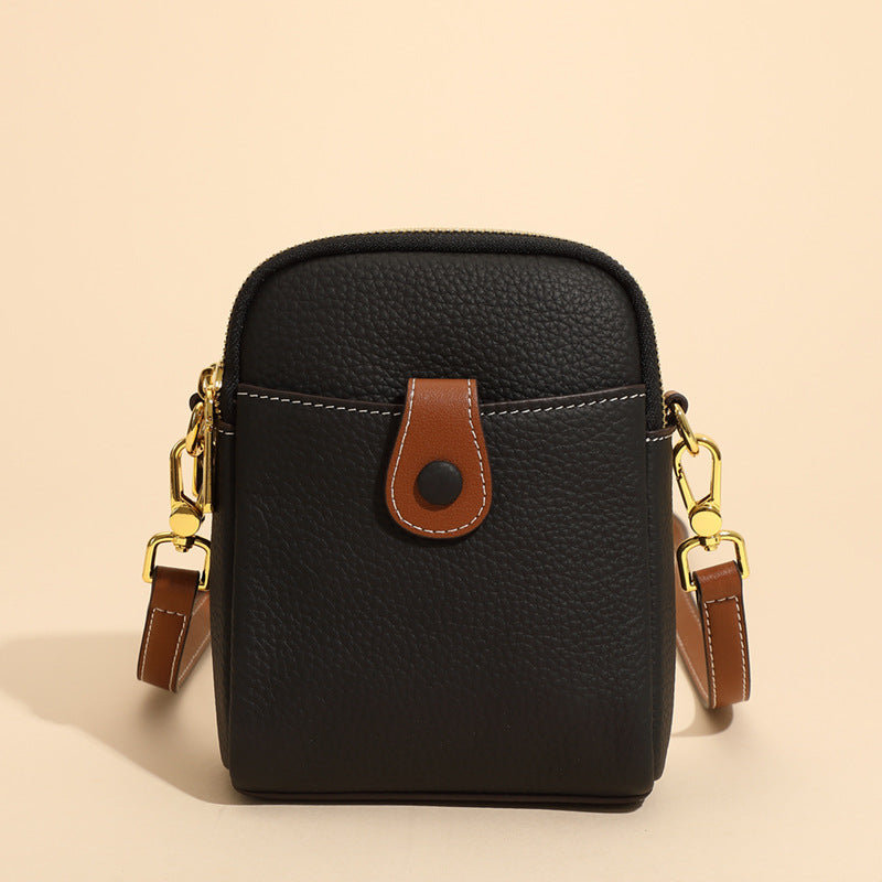 Women’s Square Leather Crossbody Shoulder Phone Bag image 4