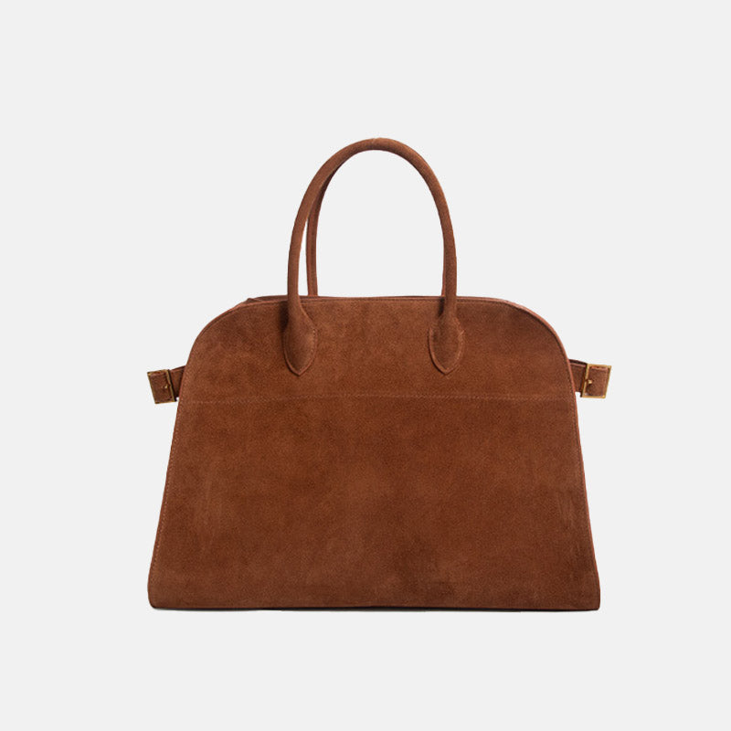 Women’s Suede Genuine Leather Vintage Handbag image