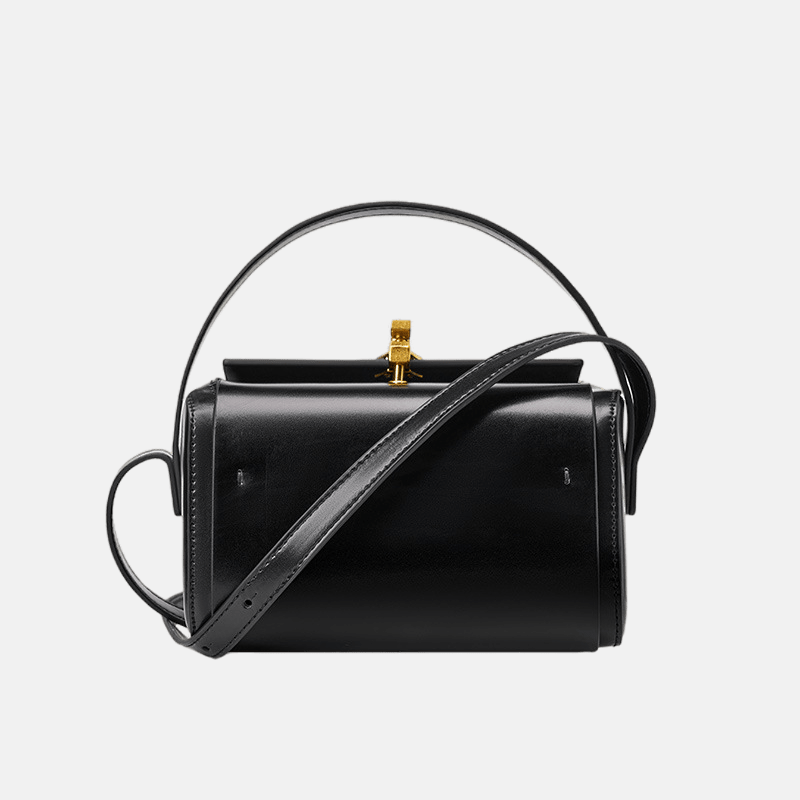Women’s Vintage Genuine Leather Crossbody Box Bag image 7