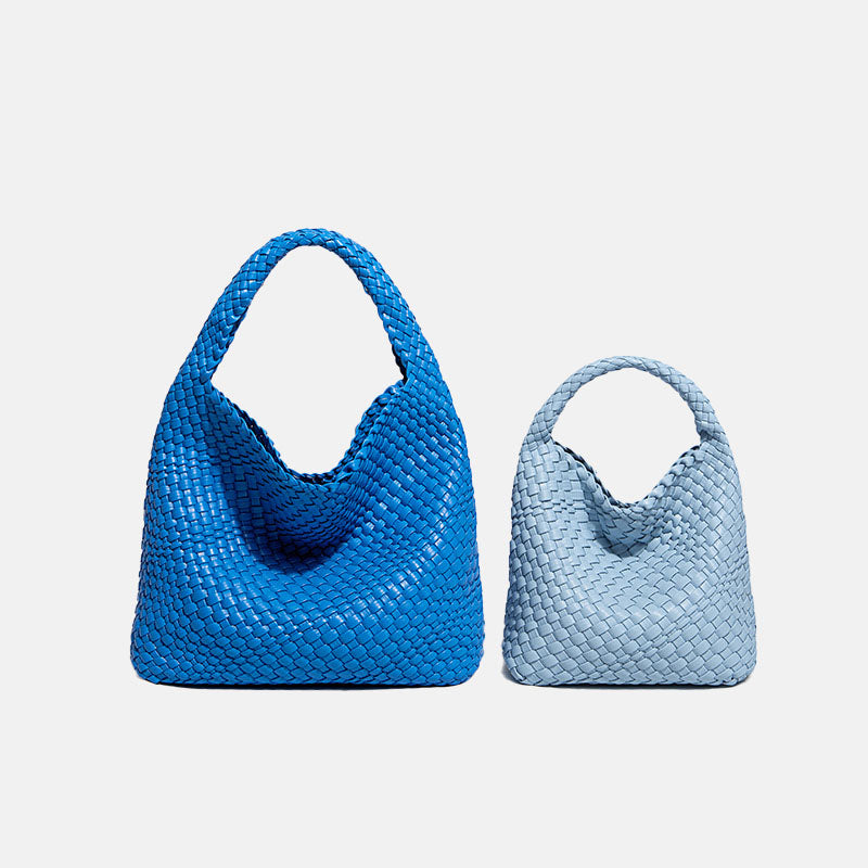 Women’s Woven Bucket Shoulder Tote Bag image 2