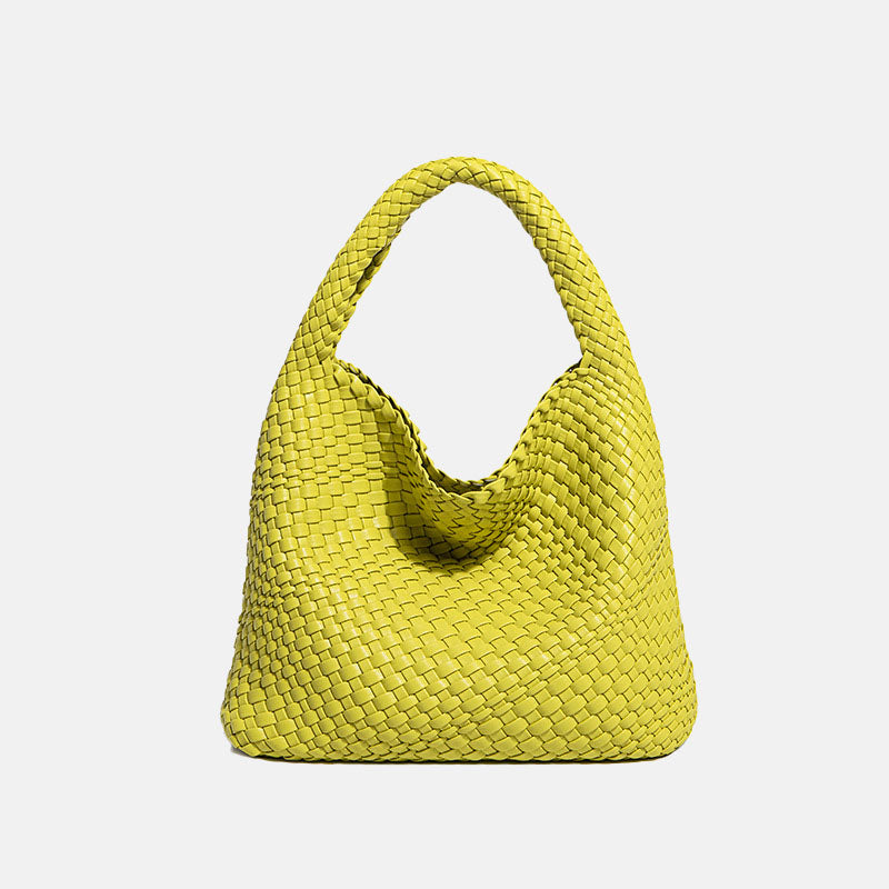 Women’s Woven Bucket Shoulder Tote Bag image 8