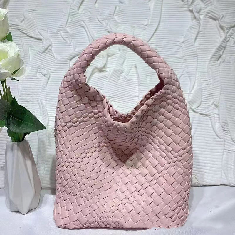 Women’s Woven Bucket Shoulder Tote Bag image 18