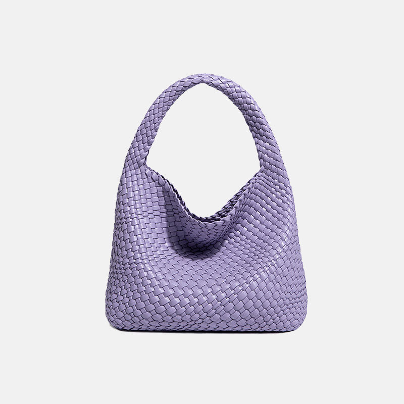 Women’s Woven Bucket Shoulder Tote Bag image 4