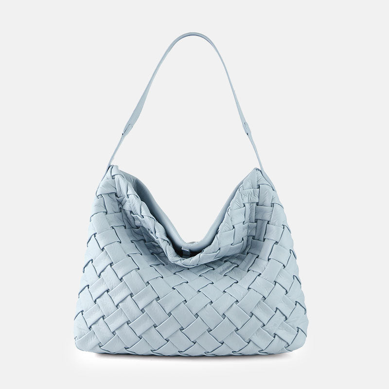 Women’s Woven PU Material Vintage Crossbody Shoulder Tote Bags image 8