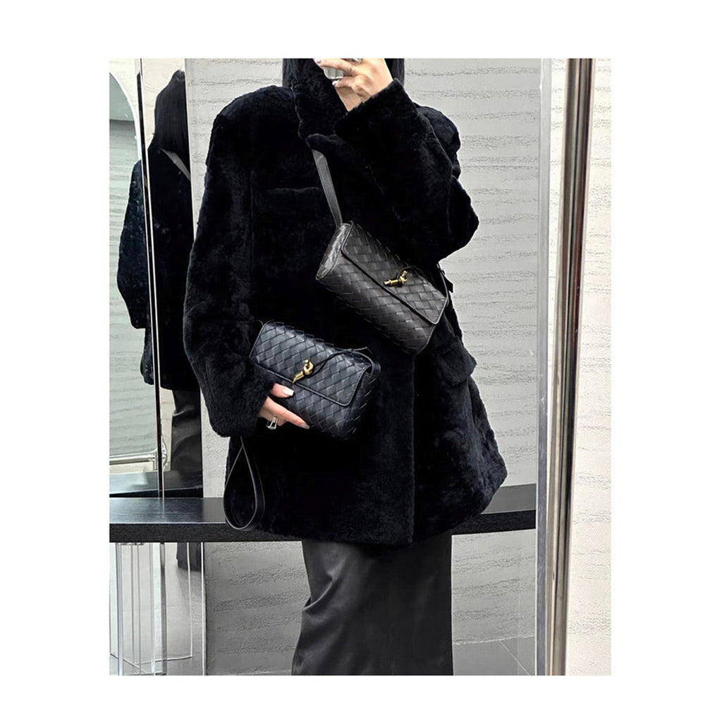 Women Black Leather Crossbody Bag | Genuine Leather Bags - Wirkin®
