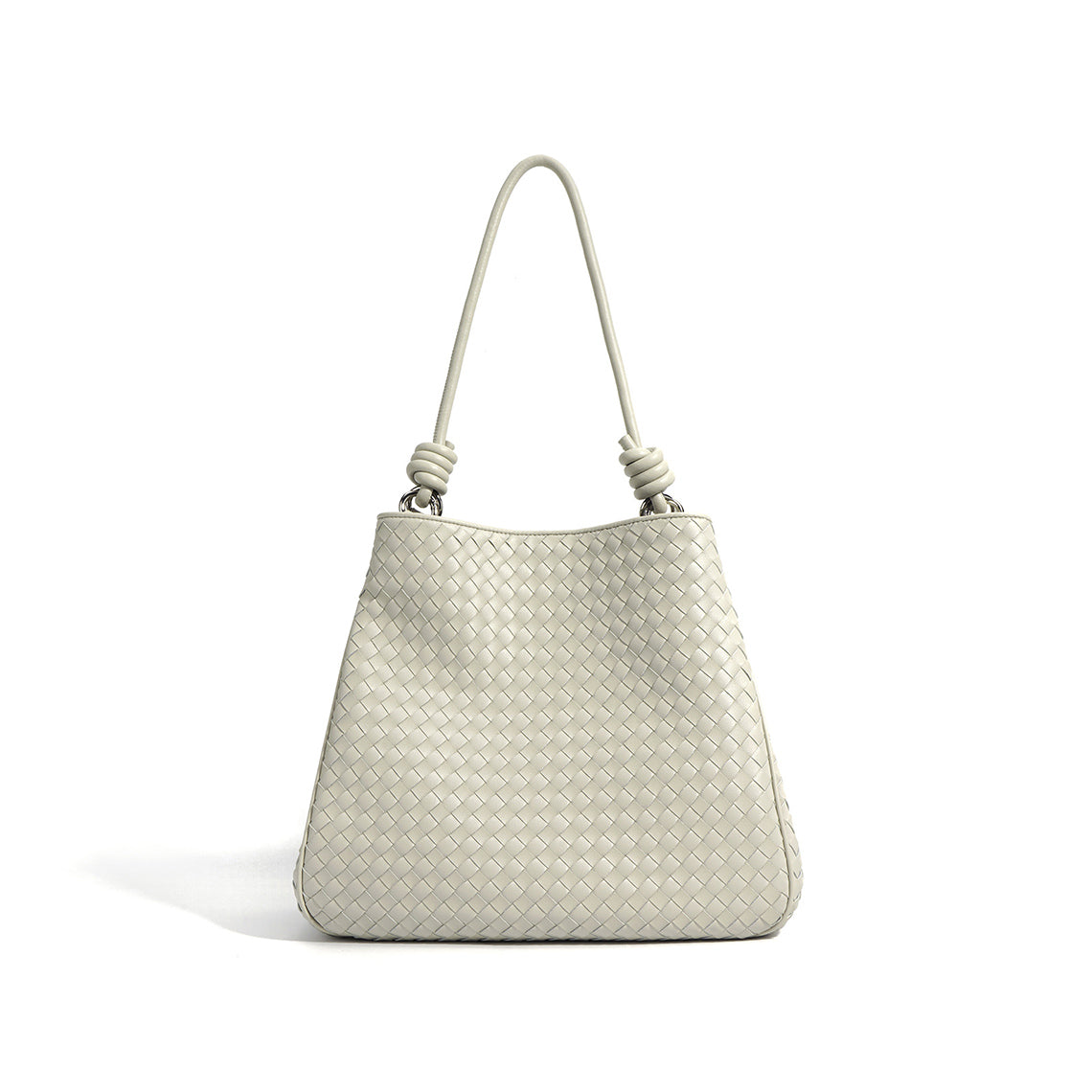 White Woven Leather Bag | Shoulder Tote Bag for Women - Wirkin®