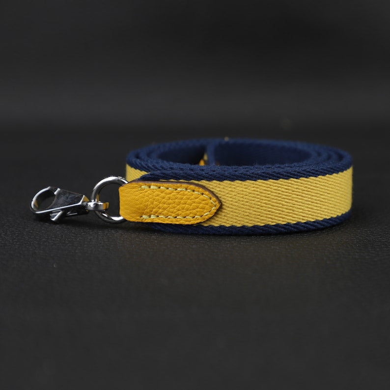 25mm Bi-color canvas shoulder bag strap for evelyn TPM