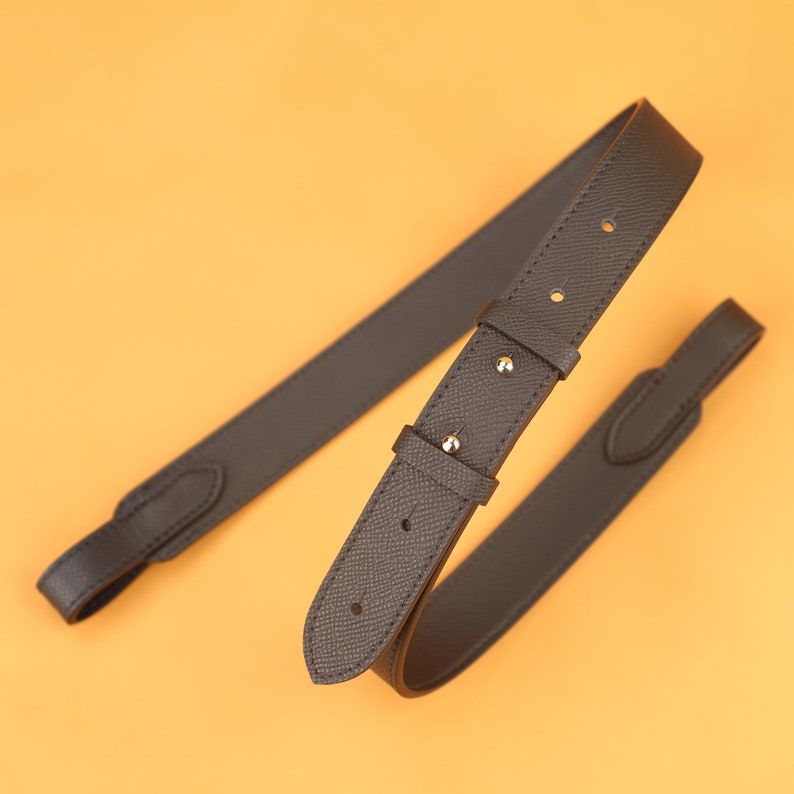 Hermès Style Adjustable Bandoulière (30mm Wide): Epsom Leather Shoulder/Crossbody Strap for Picotin & Lindy Bags