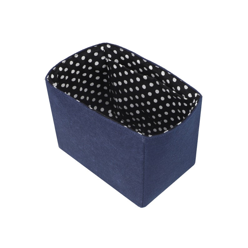 Felt & Polka Dot Cotton Liner Bag: Picotin Bag Organizer