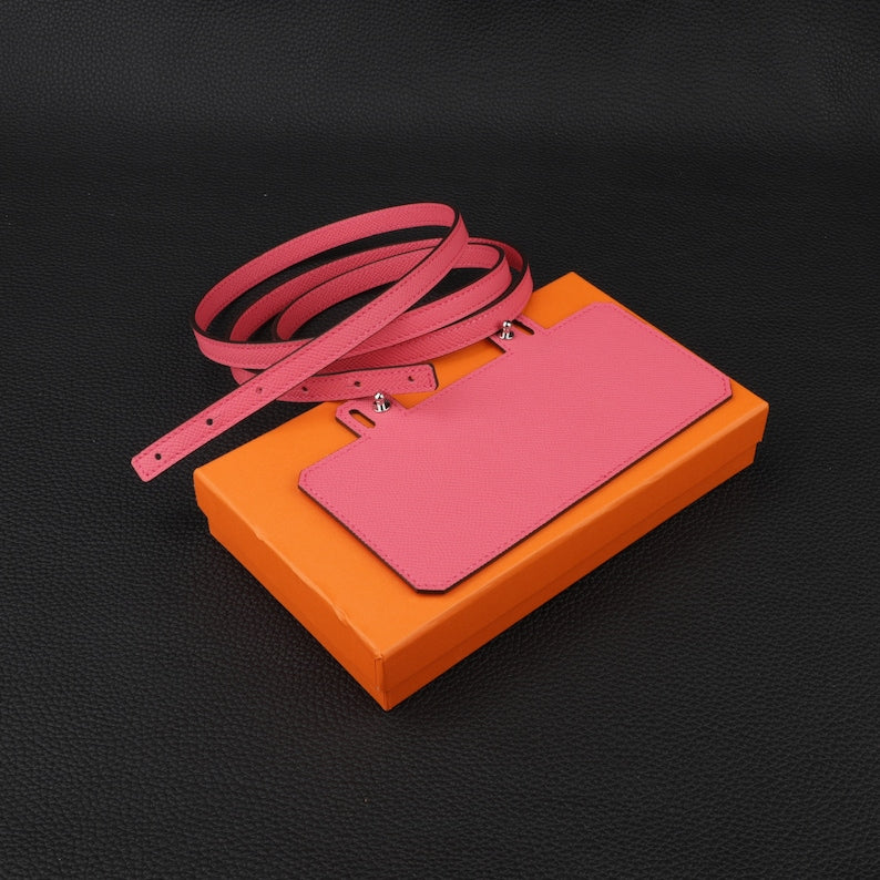 Epsom Leather Wallet Shoulder Strap: Kelly & Constance Wallet Insert (12mm)