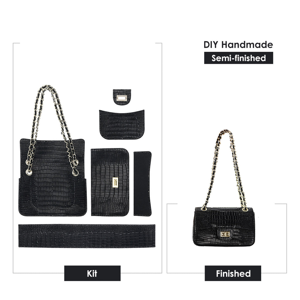 DIY Leather Bag Kit | Leather Chain Bag for Women - Wirkin™