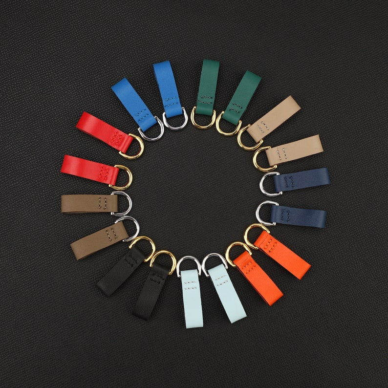 Leather Birkin/Kelly Pochette Rings: Shoulder Strap Adapters (2pcs)