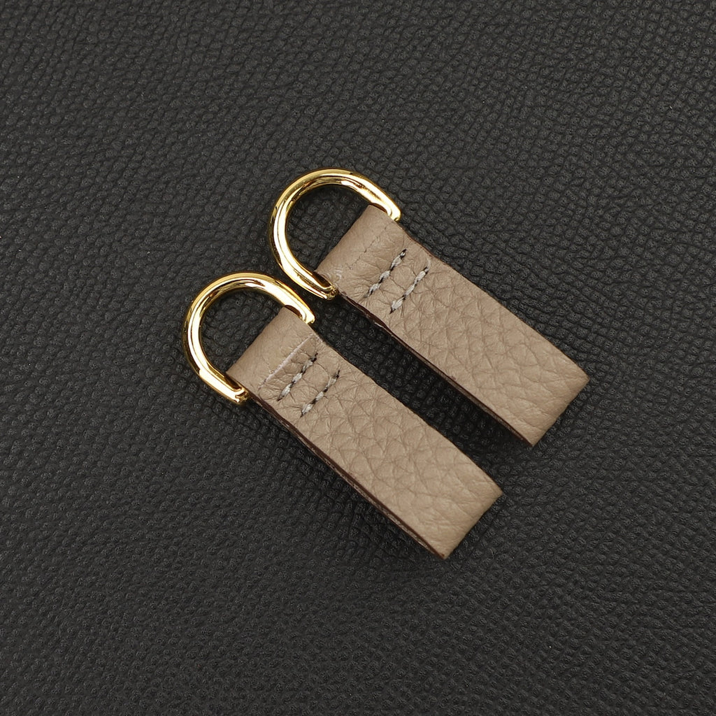 Togo Leather Shoulder Strap Rings: Birkin/Kelly Pochette Adapter (2pcs)