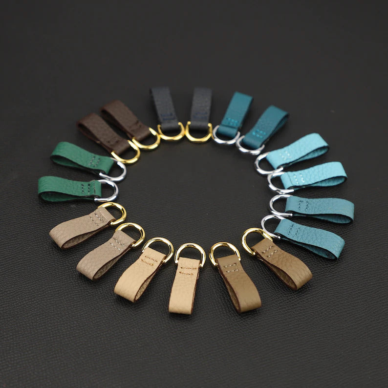 Togo Leather Shoulder Strap Rings: Birkin/Kelly Pochette Adapter (2pcs)