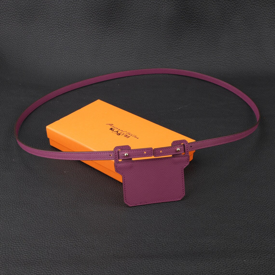 Epsom Leather Shoulder Strap: 12mm Wallet Crossbody Strap