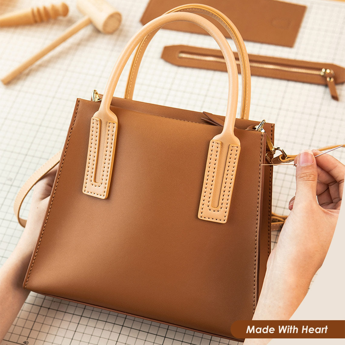 Make A Shoulder Bag & Handbag | Leather Kit DIY Bags | Wirkin