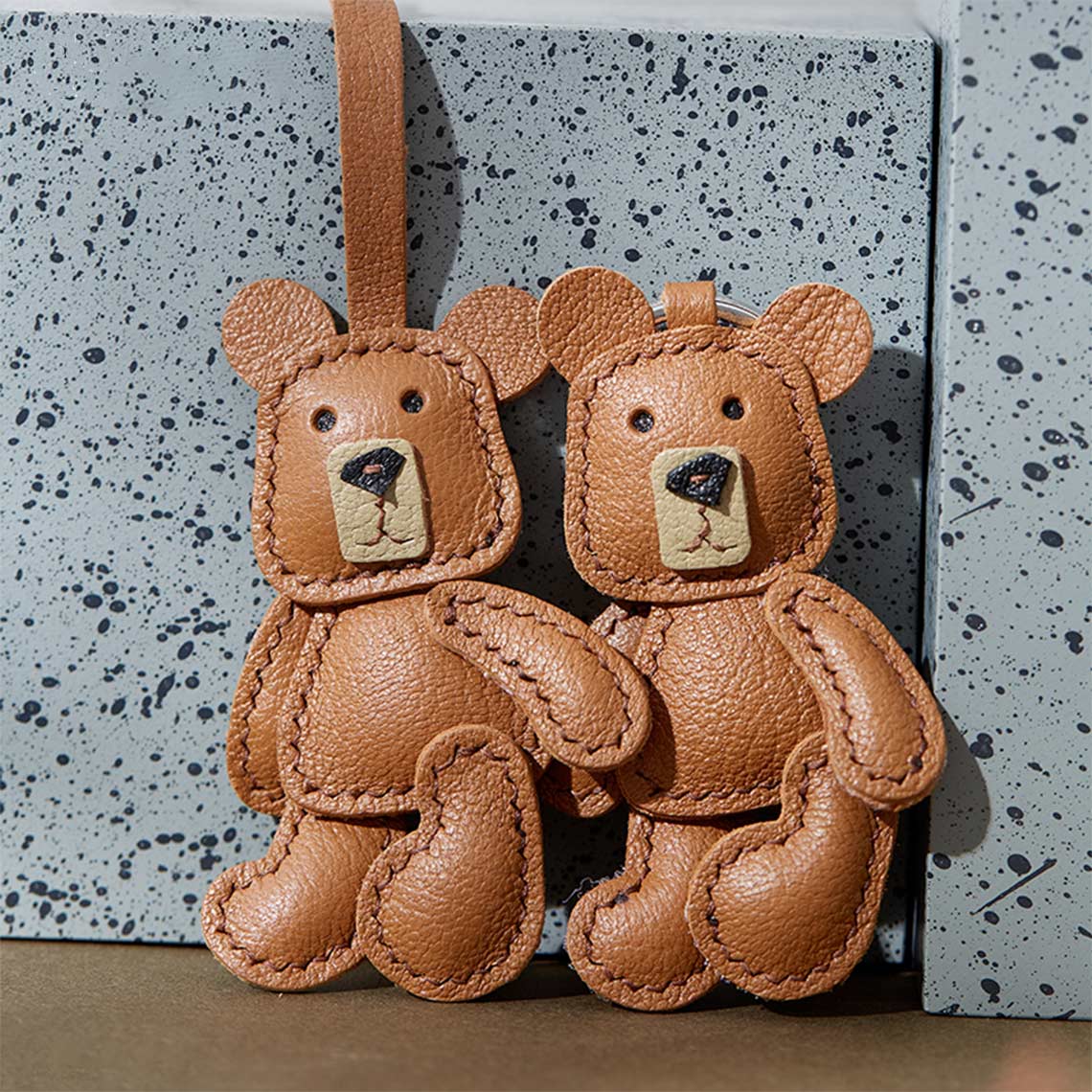 Cute Bear Keychain Charm | Brown Teddy Bear Keychain for Women - Wirkin™