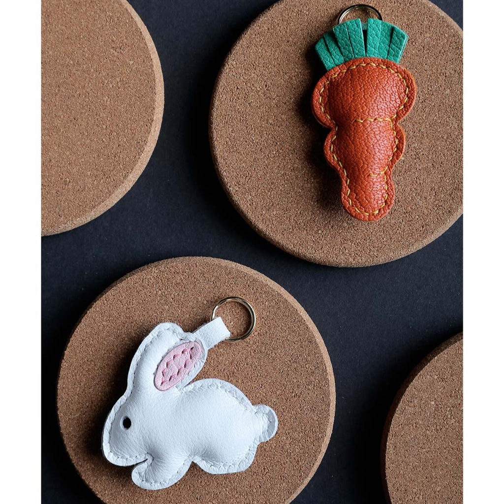 DIY Keychain Kit | DIY Gift Ideas for Bunny Rabbit Lovers - Wirkin™ DIY Leathercrafts