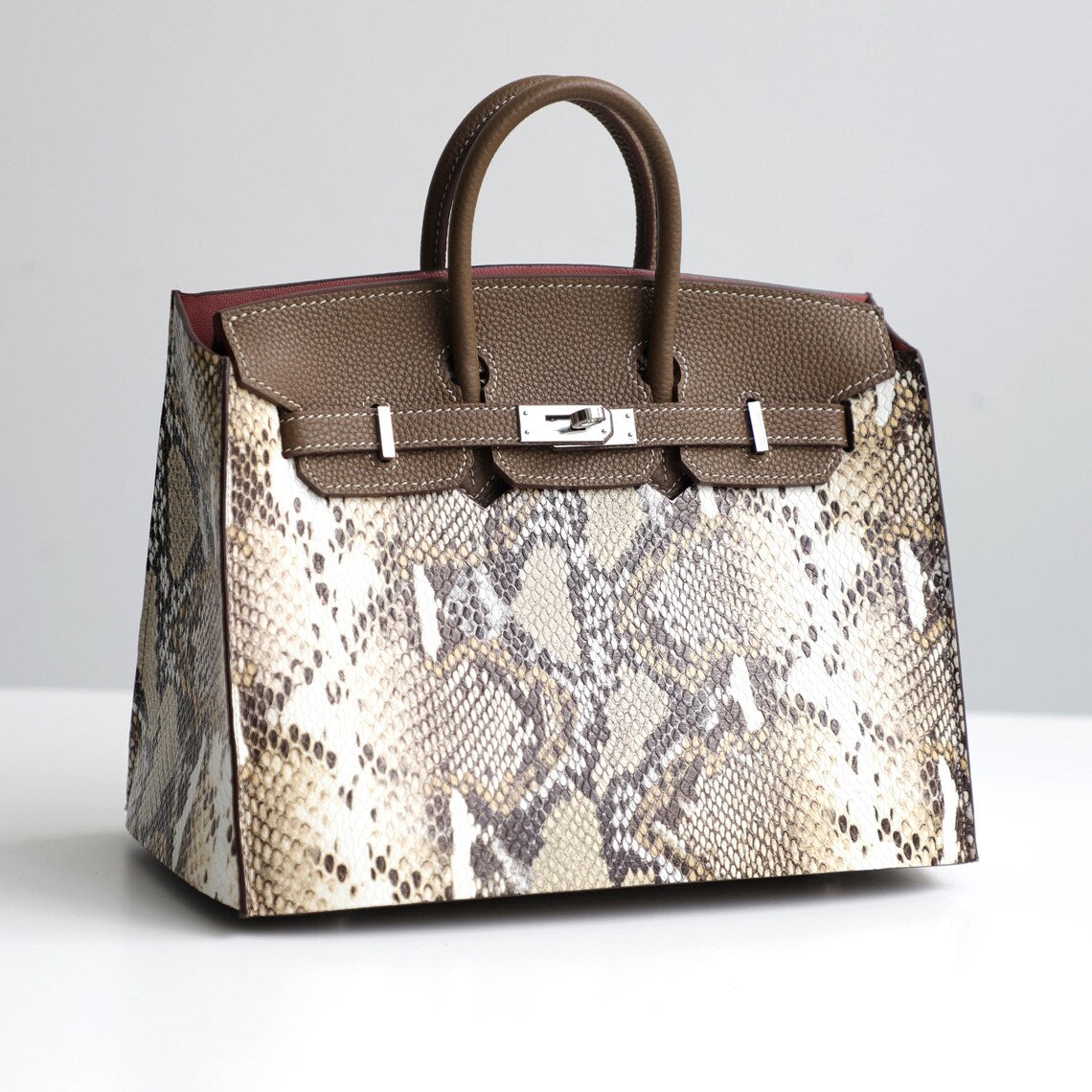 Embossed Leather Birkin Cover: Customizable Crocodile, Python, Ostrich Textures