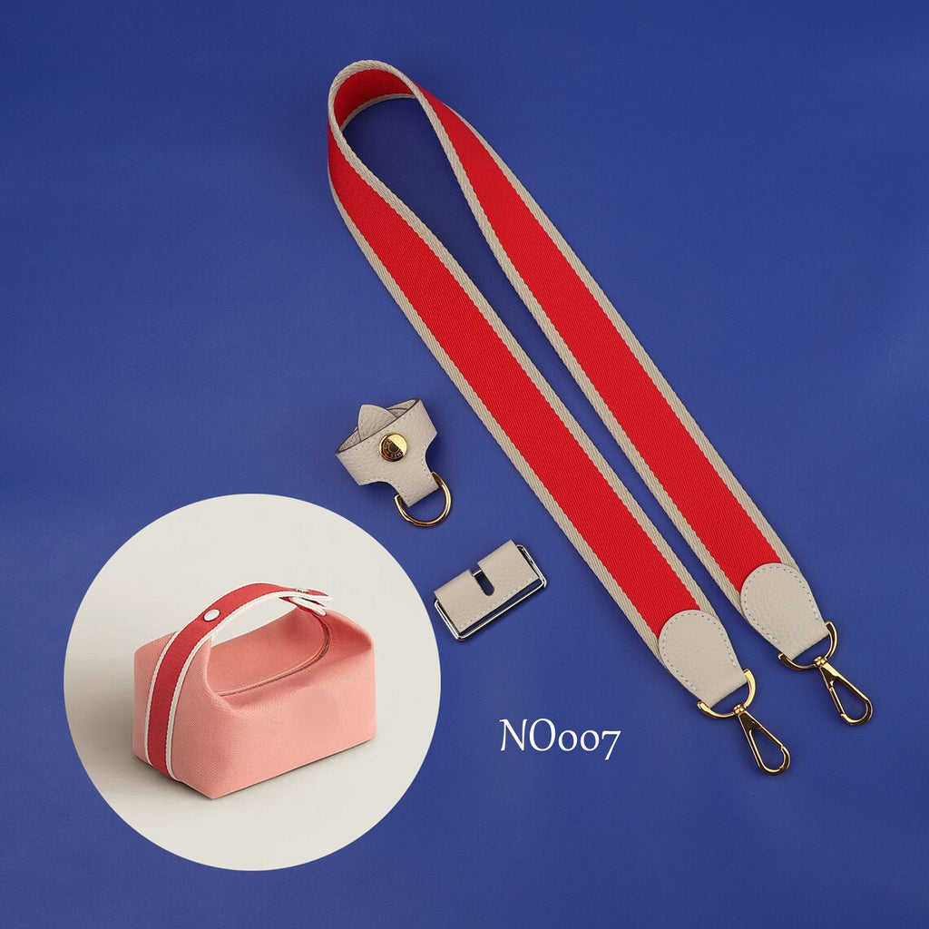 Canvas & Leather Shoulder Strap for Toile Bride-A-Brac Travel Case