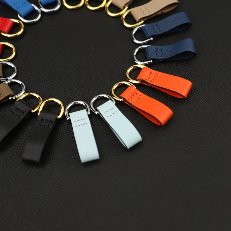 Leather Birkin/Kelly Pochette Rings: Shoulder Strap Adapters (2pcs)