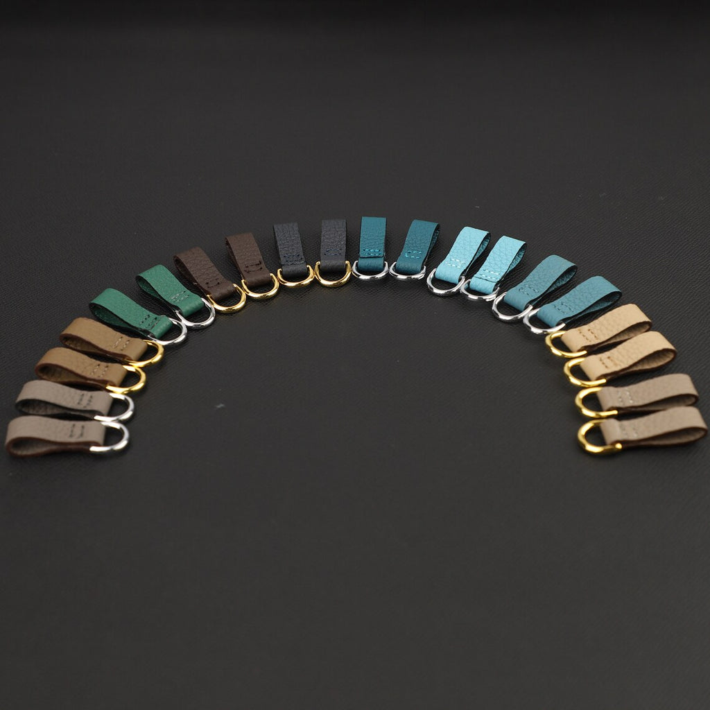 Togo Leather Shoulder Strap Rings: Birkin/Kelly Pochette Adapter (2pcs)