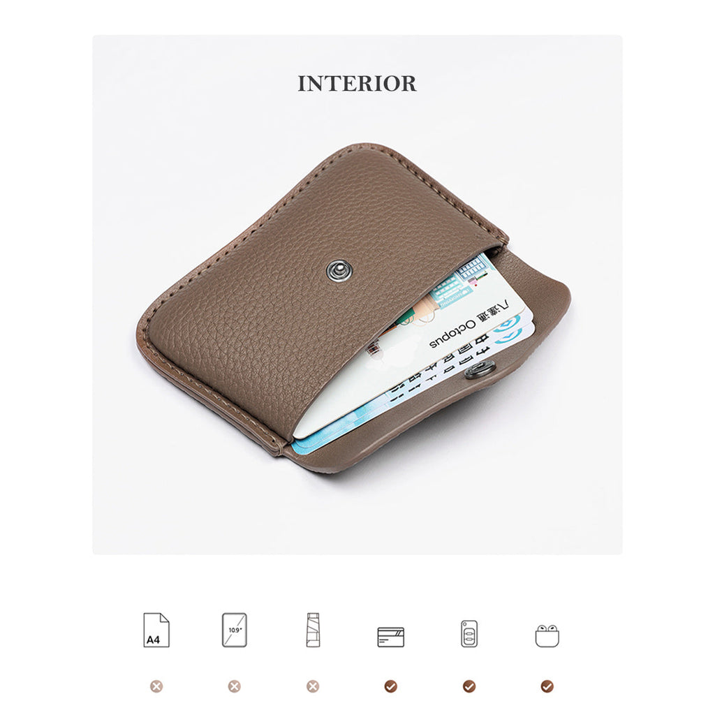 Minimalist Leather Business Card Holder Interior | Wirkin™ DIY Kit