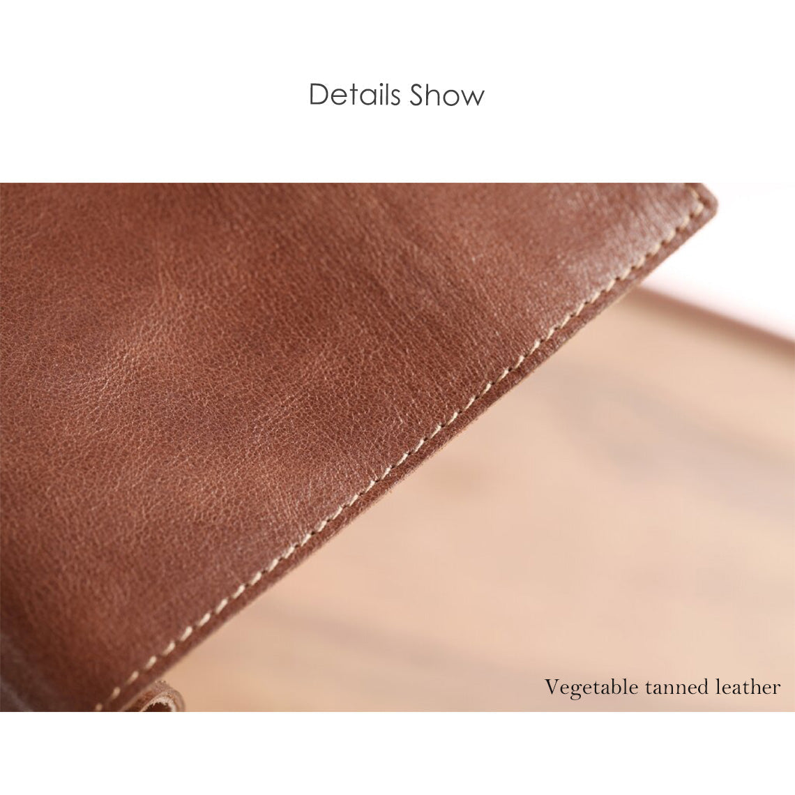 Vegetable Tanned Leather Card Holder & Money Clip for Men and Women | Brown - Wirkin™