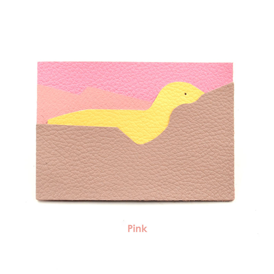 Pink leather card holder | DIY leather card holder kit | Wirkin™