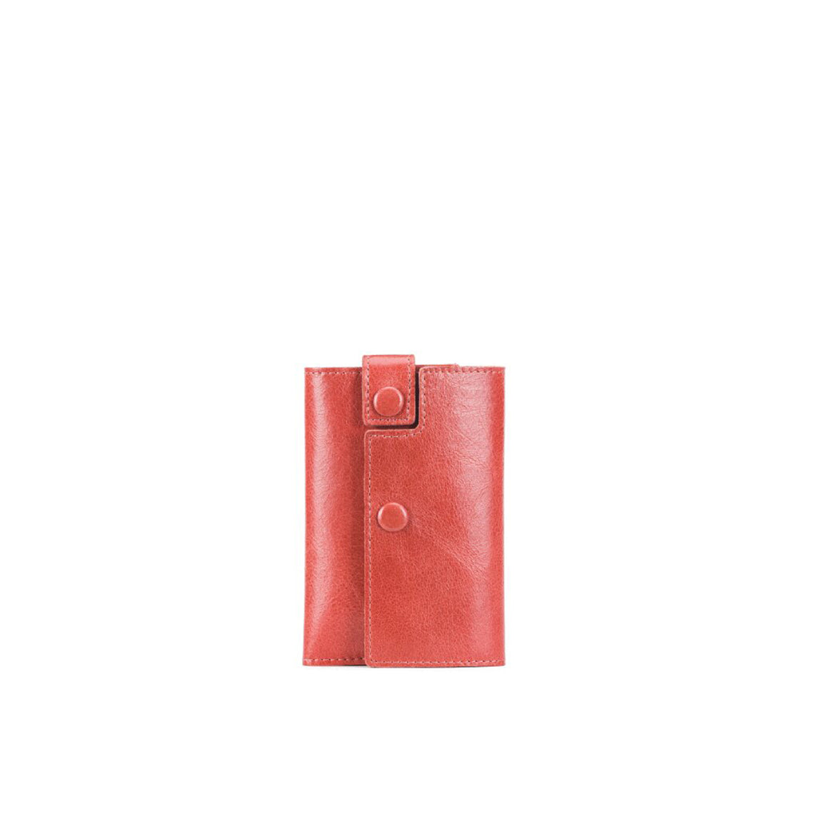Real Leather Slim Wallet Purse Credit Card Holder in Rose Pink - Wirkin™