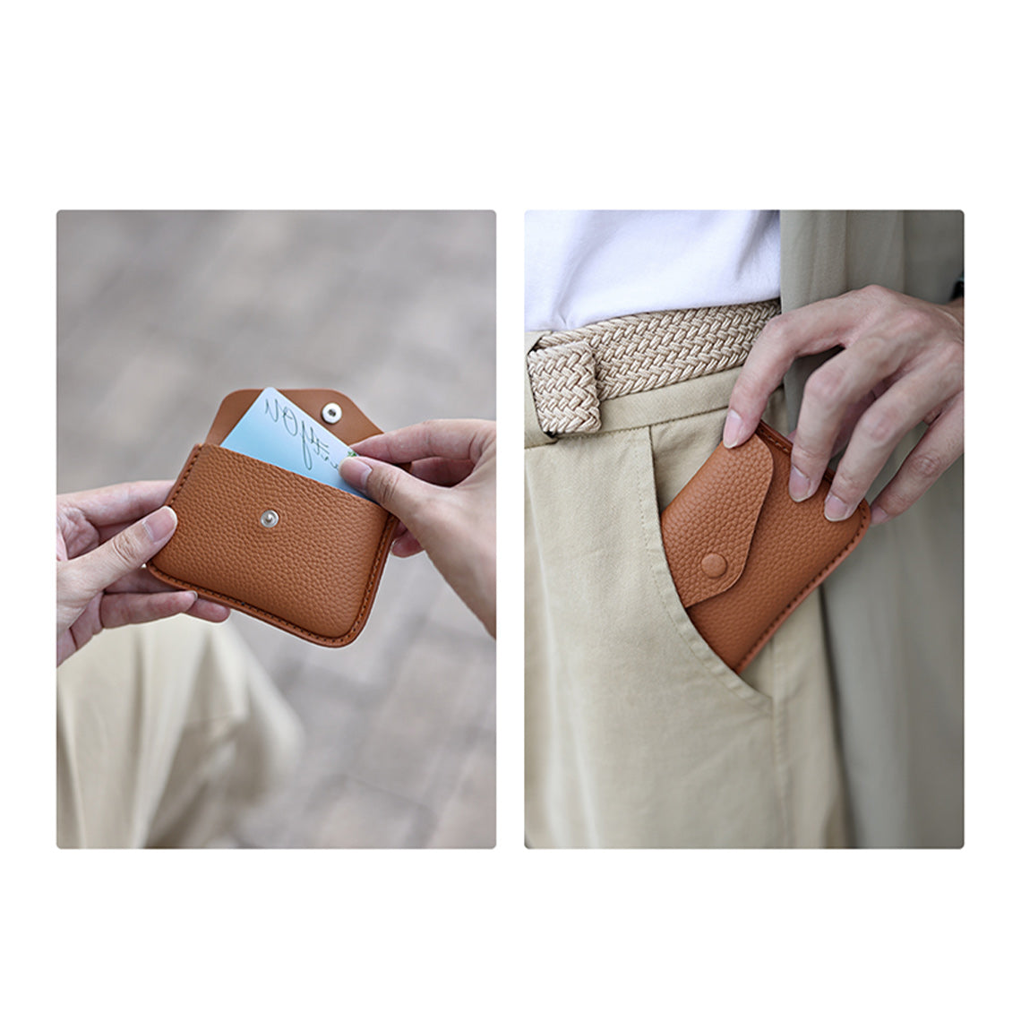 Brown Top Grain Leather Small Wallet Purse | Wirkin™ DIY Kits