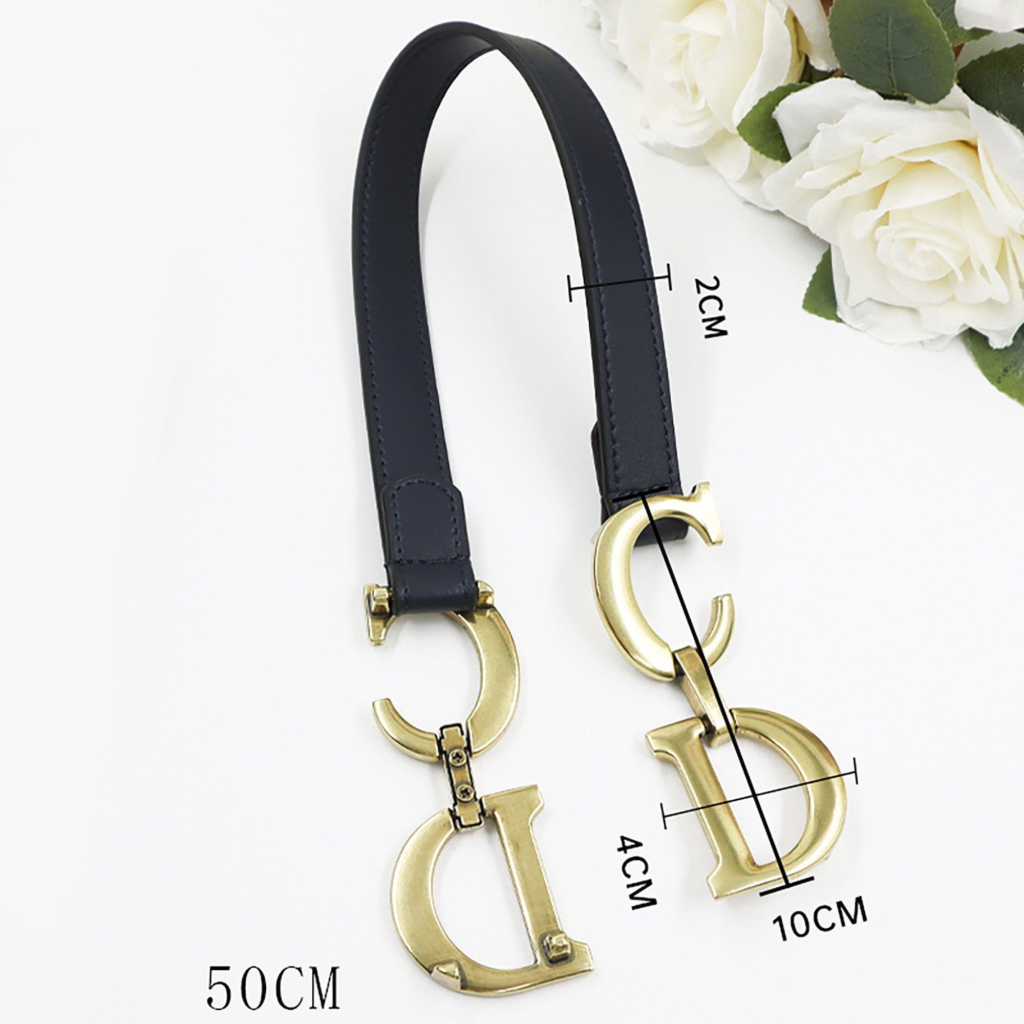 Handcrafted Leather Saddle Bag Strap Replacement with CD Hardware – Shoulder, Crossbody, and Underarm Strap for Bags
