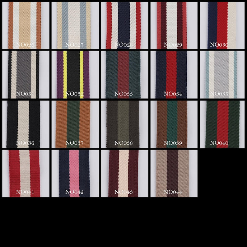 50mm Adjustable crossbody strap for Padlock Saddle Shoulder Bag Coated Canvas and Leather