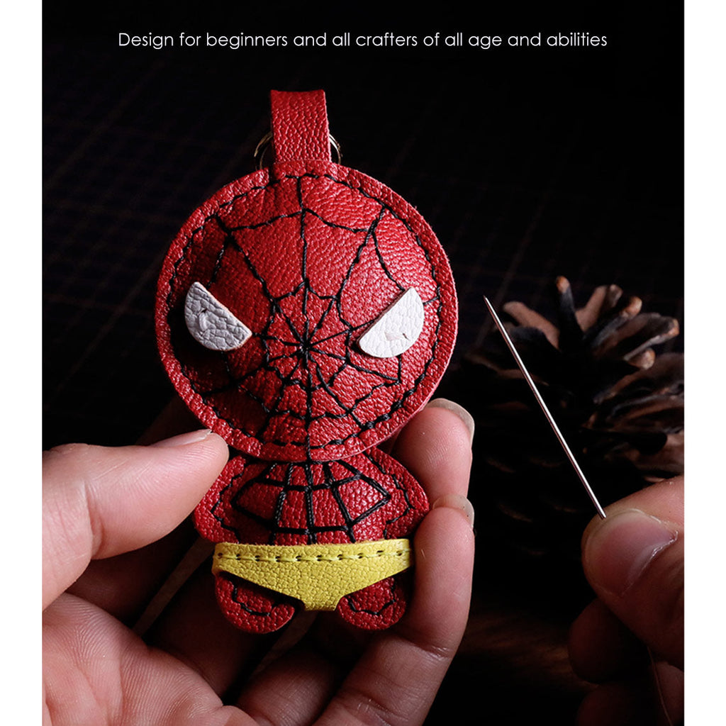 Leathercrafts Sewing Kits | Keychain Leather Sewing Project for Beginners - Wirkin™