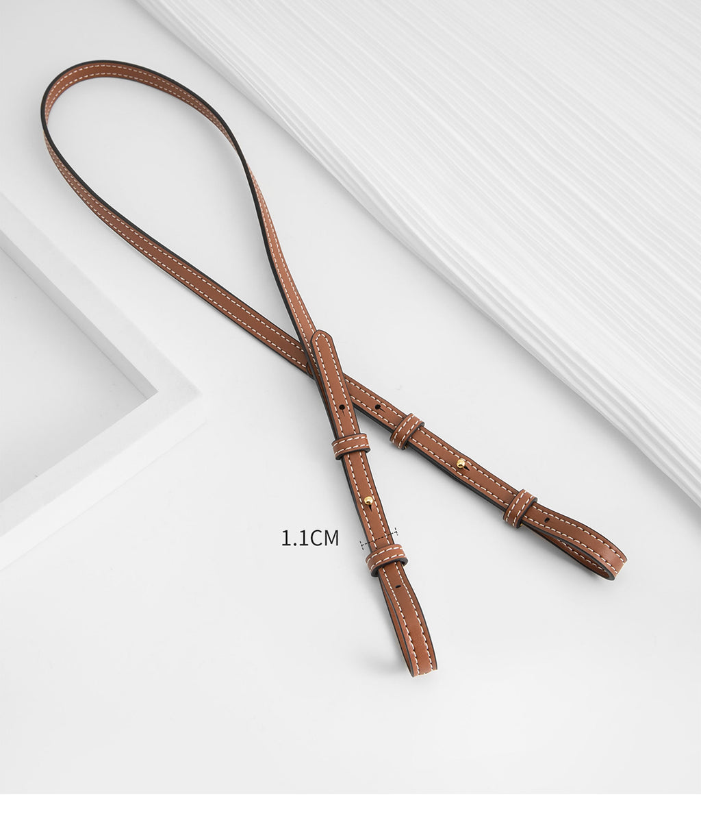 Crossbody Shoulder Strap for Large Basket Bag, Leather Material Shoulder Bag Replacement Accessory