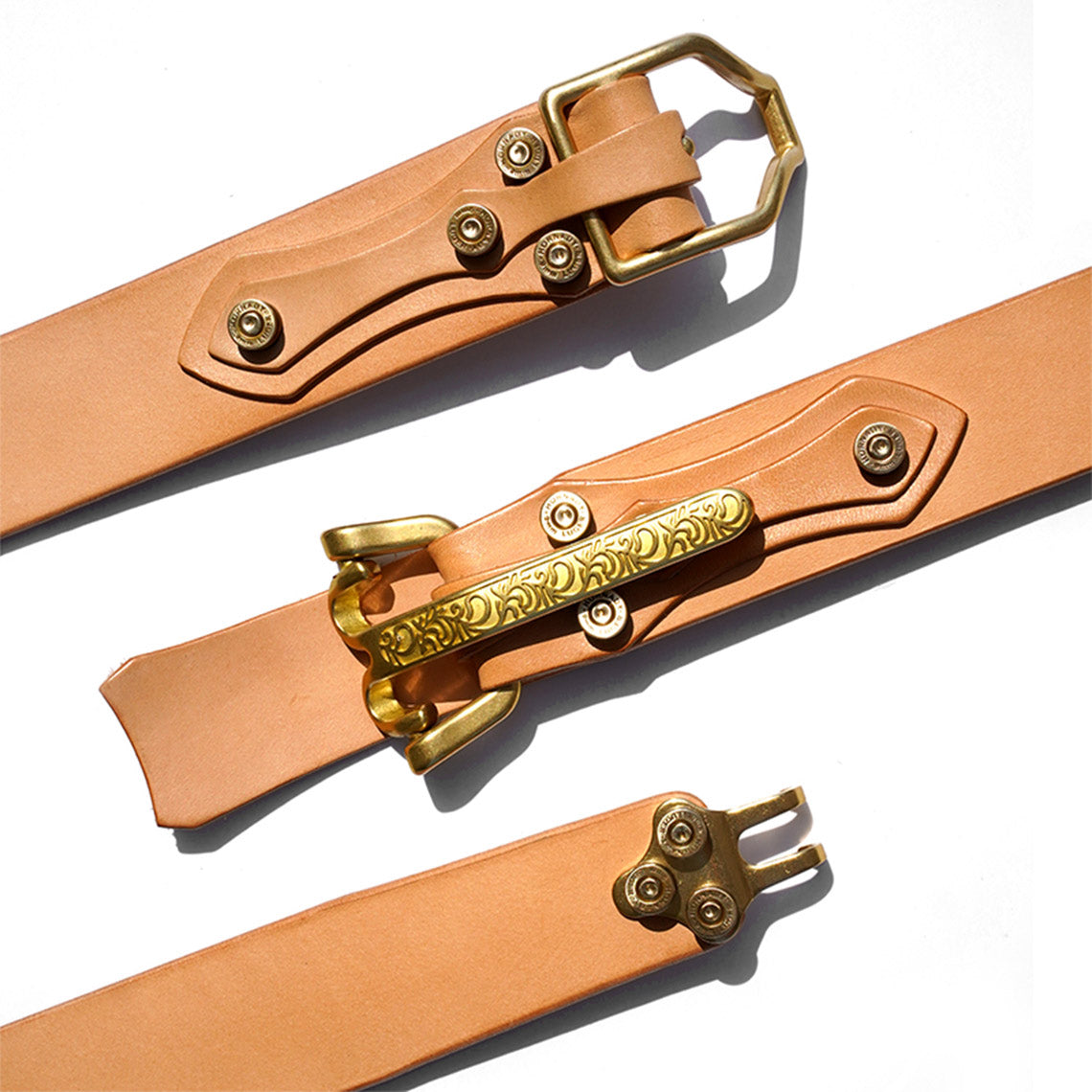 Wirkin® Full Grain Leather Knight Buckle Cowboy Belt DIY Kit