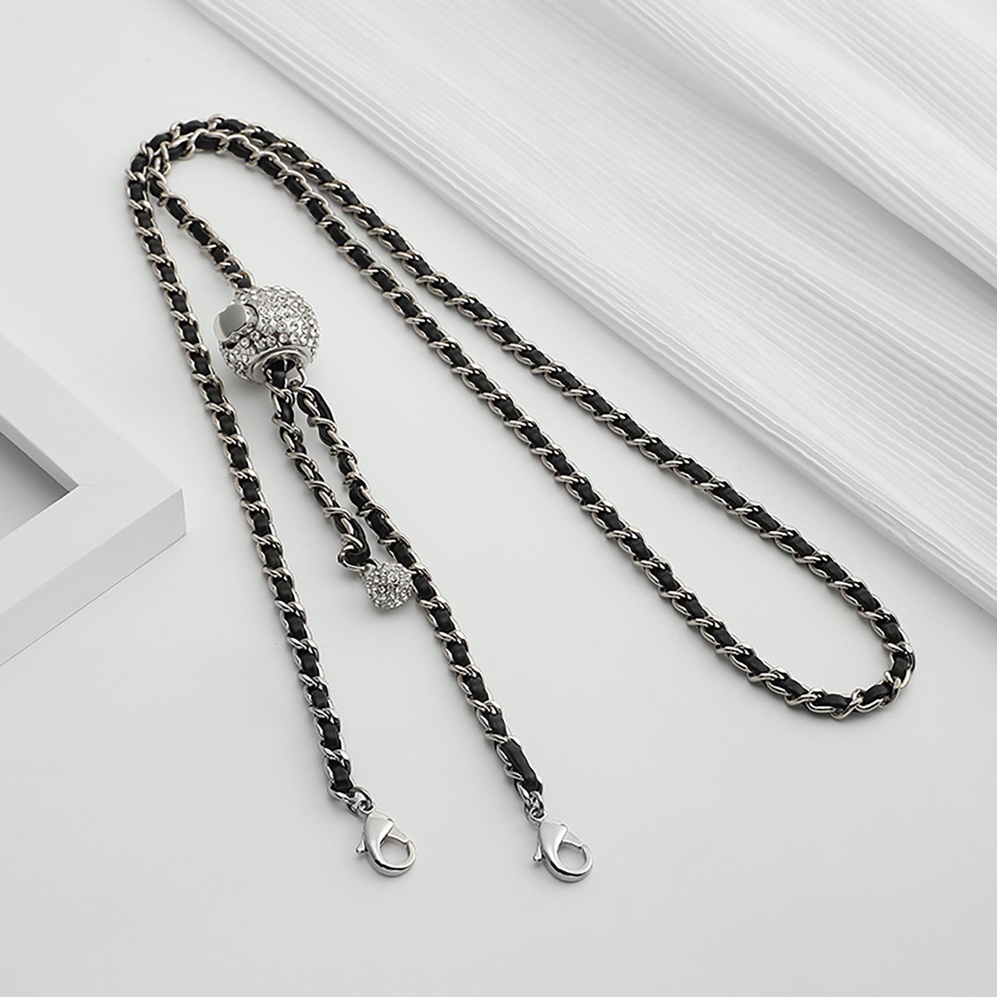 Versatile Bag Accessories: Adjustable Crossbody Chain Replacement, Genuine Leather Shoulder Strap, and Wallet Leather Chain Strap