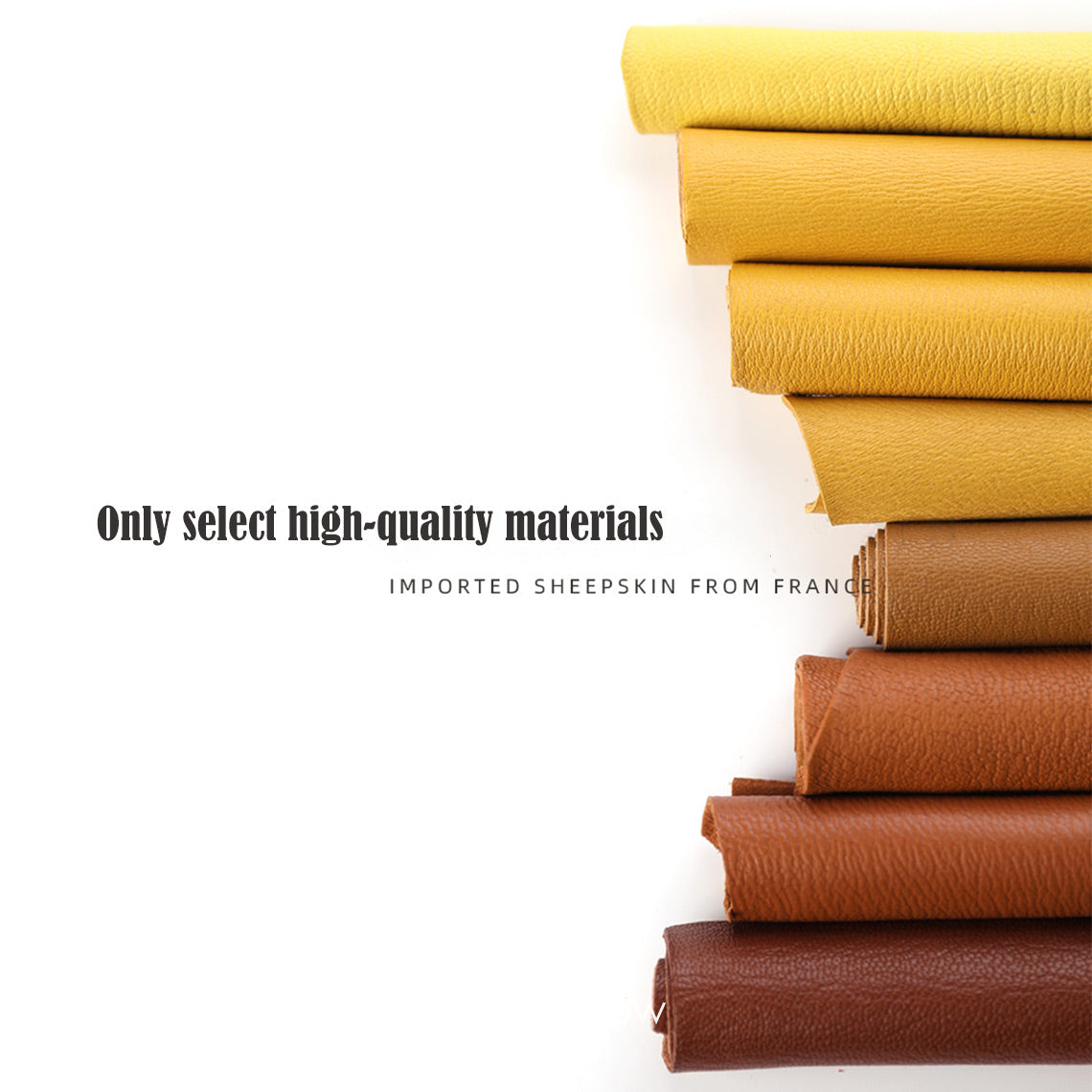 Soft Sheep Leather, Imported France Sheepskin | Wirkin™ Leather Keychains Making Materials