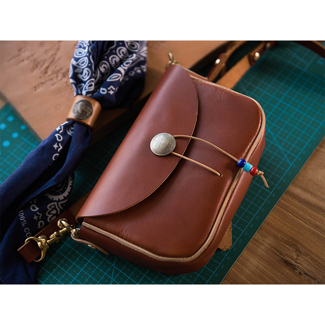 Italian Full Grain Leather Bag | Handmade DIY Leather Bag Kit - Wirkin™