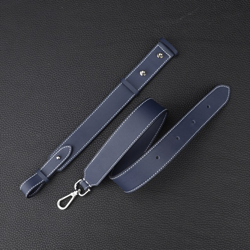 Hermès Style Swift Leather Adjustable Backpack Straps (30mm Wide, Set of 2): Luxury Replacement Bandoulière for Backpacks