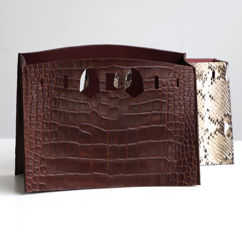 Embossed Leather Kelly Cover: Customizable Crocodile, Python, Ostrich Textures