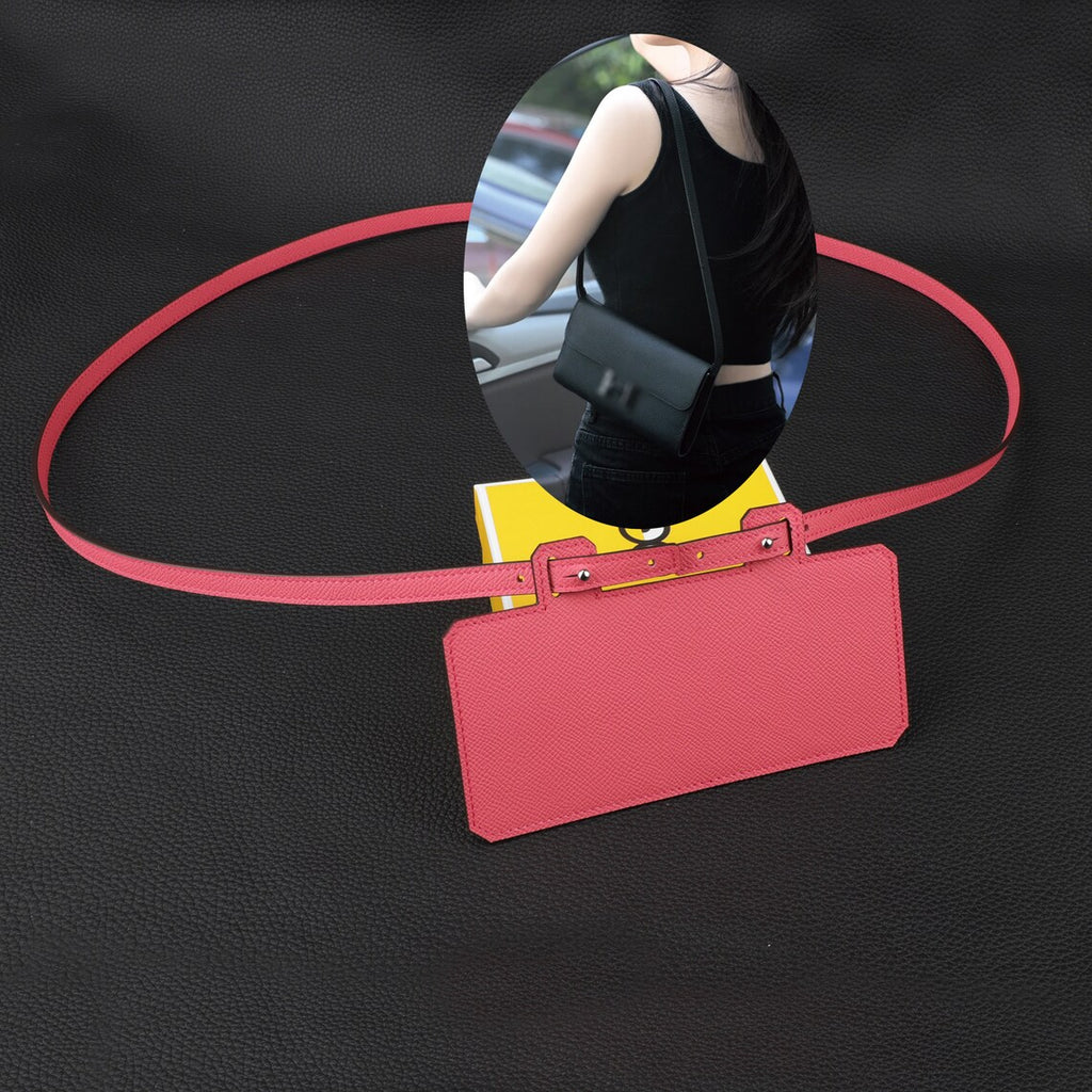 Epsom Leather Wallet Shoulder Strap: Kelly & Constance Wallet Insert (12mm)